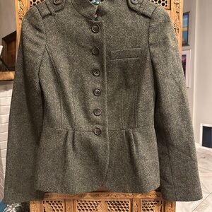 Boden British Tweed by Moon Lined Blazer